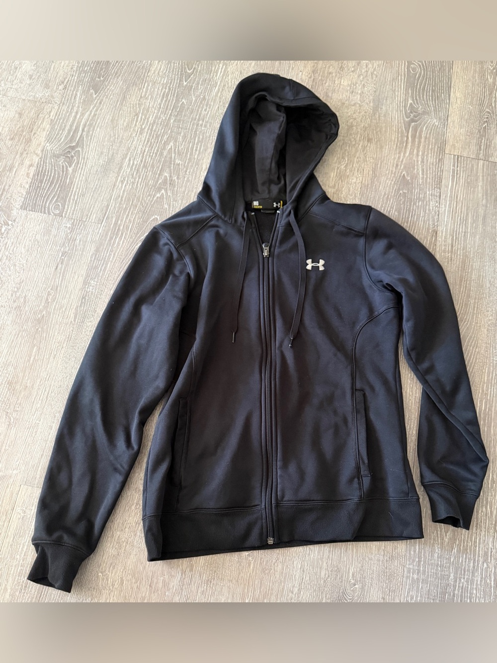 Under Armour Women's Full-Zip Athletic Hoodie - Black, Size Medium